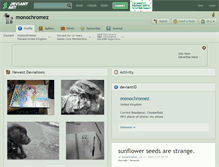 Tablet Screenshot of monochromez.deviantart.com
