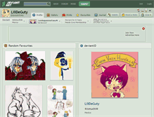 Tablet Screenshot of lilideguty.deviantart.com