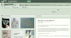 Desktop Screenshot of fragmented-mask.deviantart.com