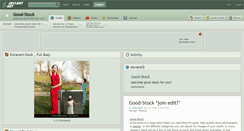Desktop Screenshot of good-stock.deviantart.com