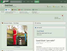 Tablet Screenshot of good-stock.deviantart.com