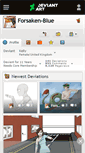 Mobile Screenshot of forsaken-blue.deviantart.com