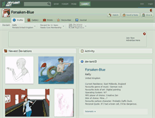 Tablet Screenshot of forsaken-blue.deviantart.com