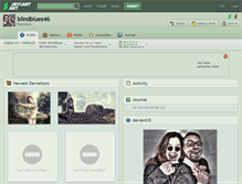 Tablet Screenshot of blindblues46.deviantart.com