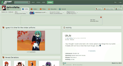 Desktop Screenshot of darkwolfalika.deviantart.com