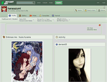 Tablet Screenshot of hanasazumi.deviantart.com