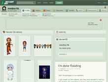 Tablet Screenshot of medea-hk.deviantart.com