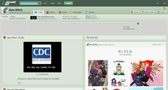 Desktop Screenshot of mewwitch.deviantart.com