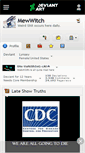 Mobile Screenshot of mewwitch.deviantart.com