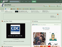Tablet Screenshot of mewwitch.deviantart.com