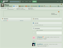 Tablet Screenshot of phicoo.deviantart.com