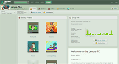 Desktop Screenshot of lenora-fc.deviantart.com