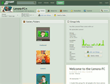 Tablet Screenshot of lenora-fc.deviantart.com