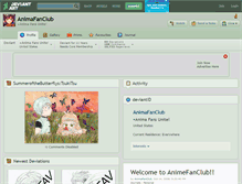 Tablet Screenshot of animafanclub.deviantart.com