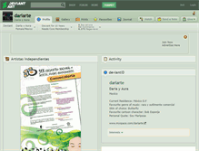 Tablet Screenshot of dariarte.deviantart.com