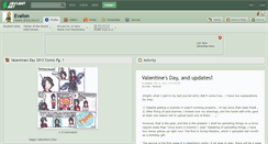 Desktop Screenshot of evalion.deviantart.com