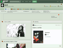 Tablet Screenshot of dyod.deviantart.com