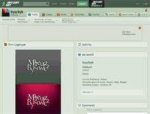 Tablet Screenshot of byq-byk.deviantart.com