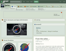Tablet Screenshot of jbartus.deviantart.com