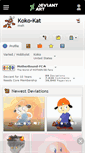 Mobile Screenshot of koko-kat.deviantart.com