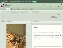 Tablet Screenshot of kataxenna.deviantart.com
