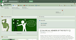 Desktop Screenshot of doc-scratch.deviantart.com