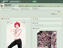 Tablet Screenshot of little-bitch.deviantart.com