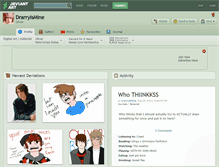 Tablet Screenshot of drarryismine.deviantart.com