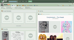 Desktop Screenshot of drmer.deviantart.com