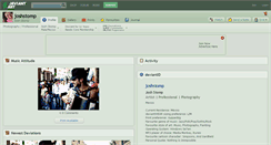 Desktop Screenshot of joshstomp.deviantart.com