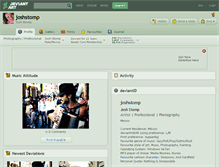 Tablet Screenshot of joshstomp.deviantart.com