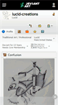 Mobile Screenshot of lucid-creations.deviantart.com