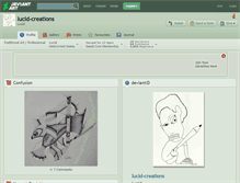 Tablet Screenshot of lucid-creations.deviantart.com