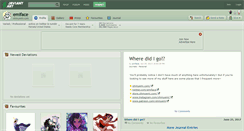 Desktop Screenshot of emiface.deviantart.com