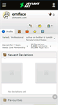 Mobile Screenshot of emiface.deviantart.com