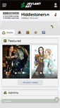 Mobile Screenshot of hiddlestoners.deviantart.com