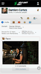Mobile Screenshot of damien-cortez.deviantart.com