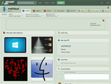 Tablet Screenshot of mehhbud.deviantart.com