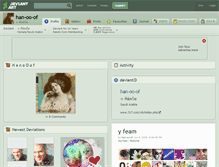Tablet Screenshot of han-oo-of.deviantart.com