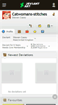 Mobile Screenshot of catwomans-stitches.deviantart.com