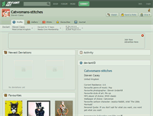 Tablet Screenshot of catwomans-stitches.deviantart.com