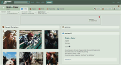 Desktop Screenshot of brain---eater.deviantart.com
