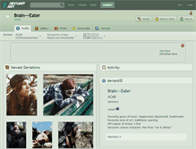Tablet Screenshot of brain---eater.deviantart.com