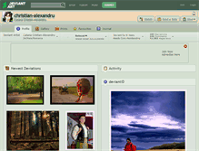 Tablet Screenshot of christian-alexandru.deviantart.com