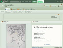 Tablet Screenshot of morwenisilme.deviantart.com