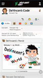 Mobile Screenshot of davincent-code.deviantart.com