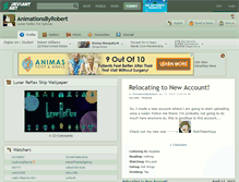Tablet Screenshot of animationsbyrobert.deviantart.com