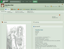 Tablet Screenshot of mayuka-chan.deviantart.com