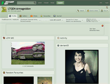 Tablet Screenshot of ltgen-armageddon.deviantart.com