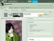 Tablet Screenshot of amy-lynn-lee.deviantart.com